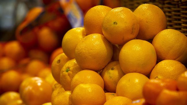 ADELAIDE, AUSTRALIA - NewsWire Photos OCTOBER 7, 2022: Oranges at the Central Market, SA. Picture NCA NewsWire / Emma Brasier