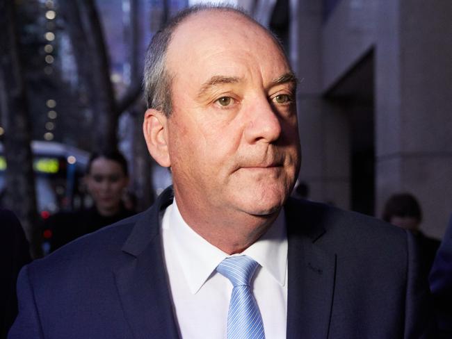 NSW MP Daryl Maguire is seen leaving the NSW Independent Commission Against Corruption (ICAC) in Sydney, Friday, July 13, 2018. (AAP Image/Erik Anderson) NO ARCHIVING