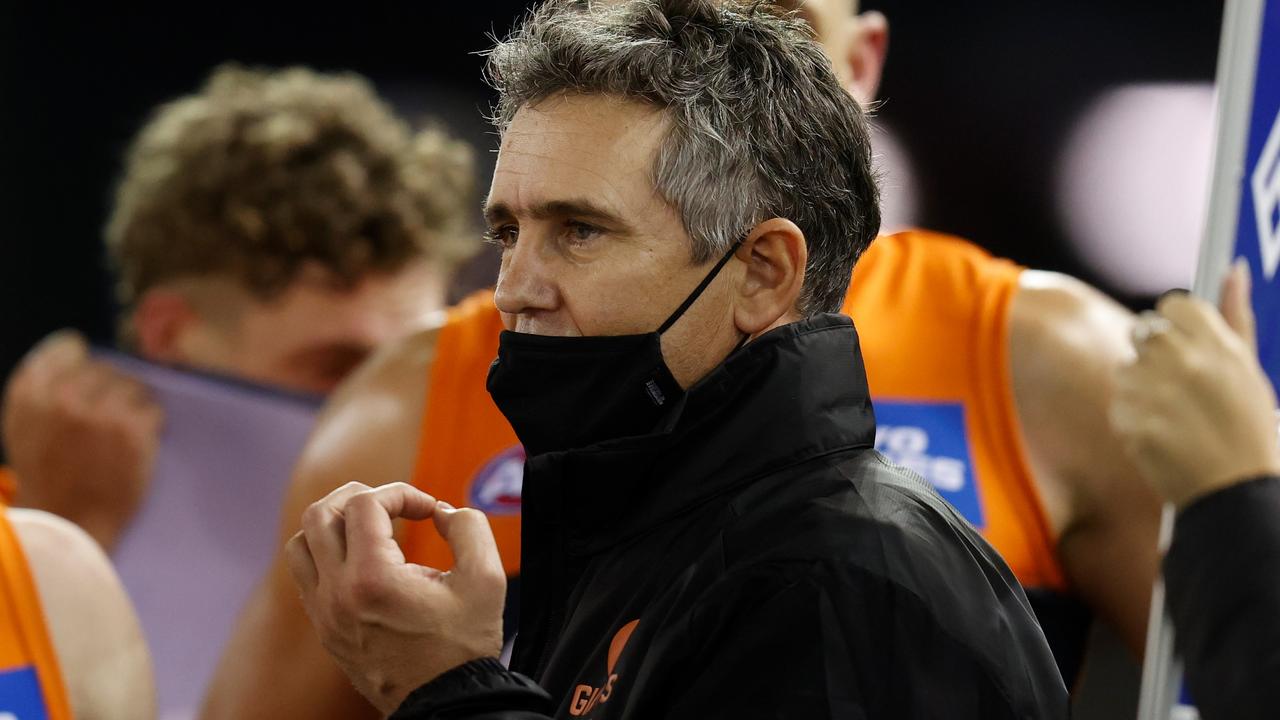 Giants coach Leon Cameron’s contract expires at the end of this season. Picture: Getty Images