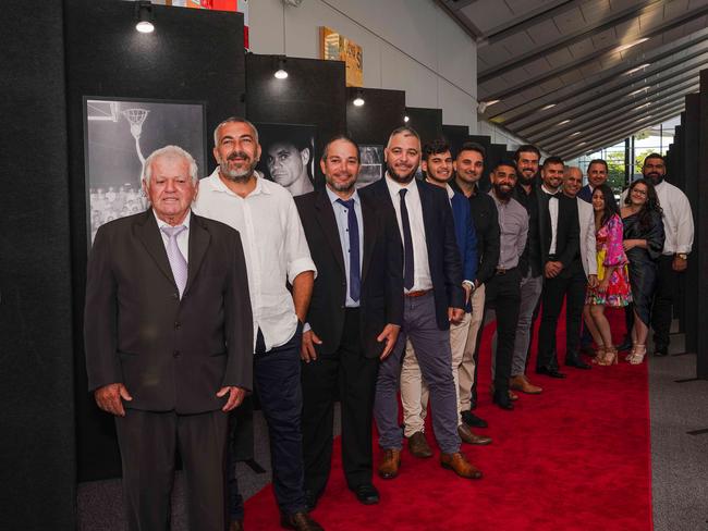 NT Sports Awards 2023Darwin Convention CenterKosta, Matt, Steven, Nikola, Nick, Alex, Kosta, Theo, Matic, Futri, Mary, Con & SoulaPicture: PEMA TAMANG Pakhrin