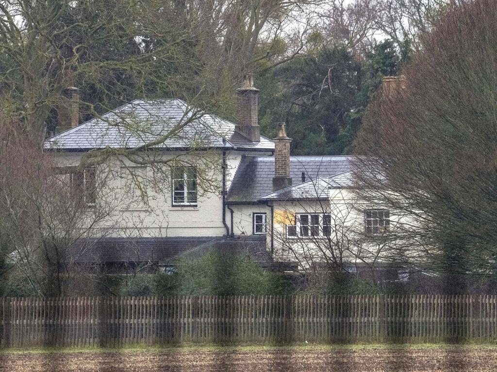Meghan and Harry’s new home, Frogmore Cottage. Picture: BackGrid 