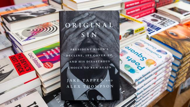 The newly released book Original Sin claims Joe Biden suffered declining mental and physical fitness during his run for a second term as president. Picture: Spencer Platt / Getty