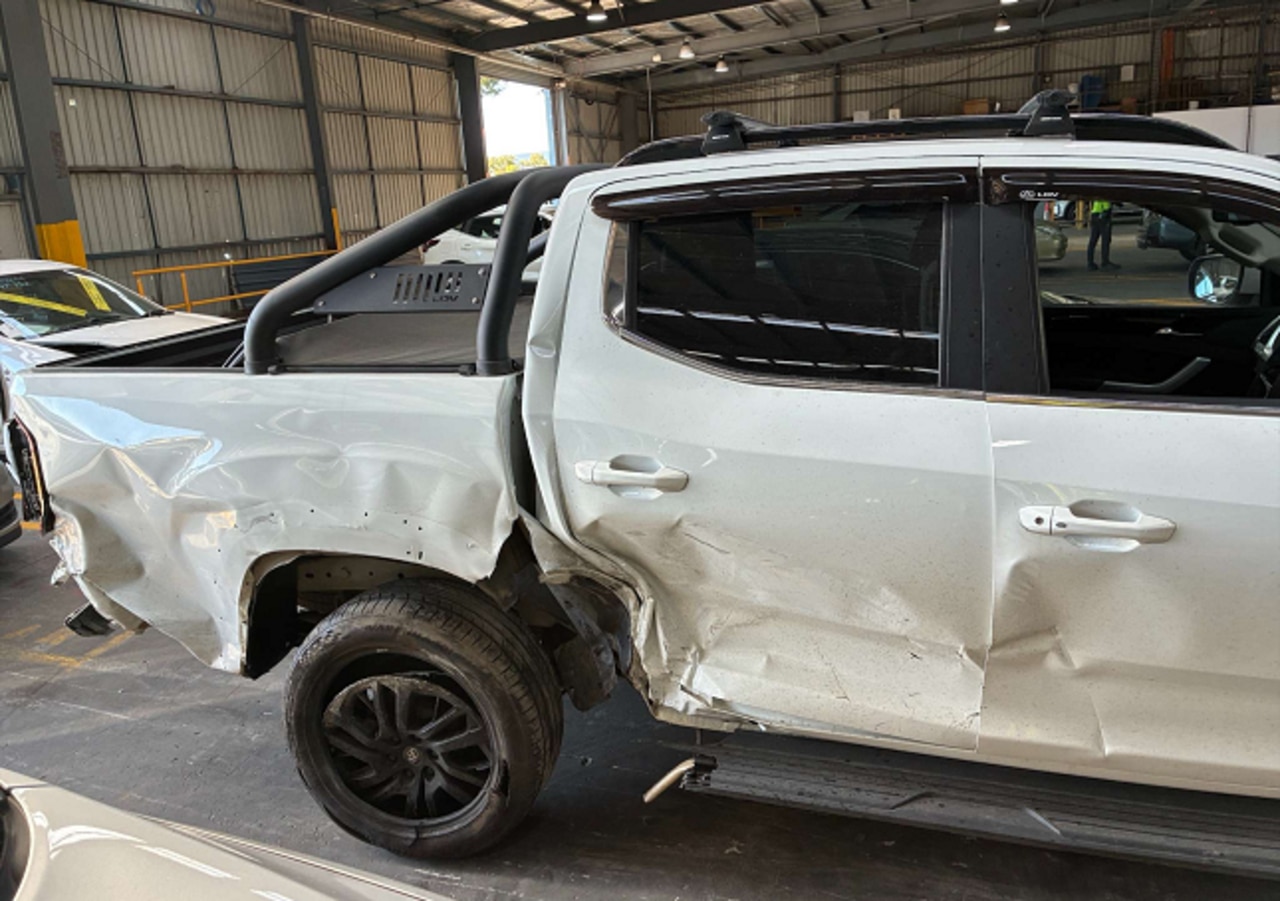 Dashcam footage captures terrifying freeway collision