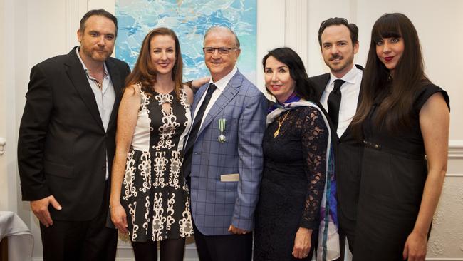 Zeccola family, from left, son Antonio, daughter Elysia, Antonio, wife Karen, son Benjamin, daughter Stephanie.