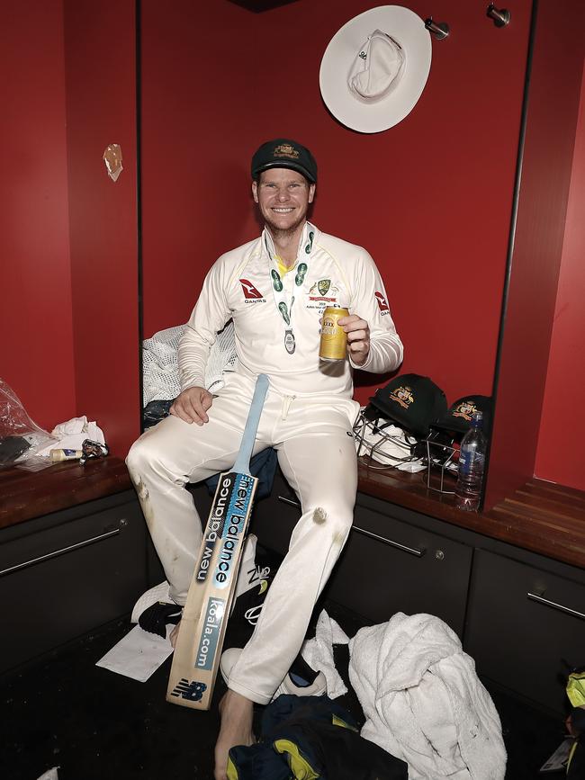 Enjoy the beer, Smithy. You’ve ‘urned’ it. Picture: Getty Images