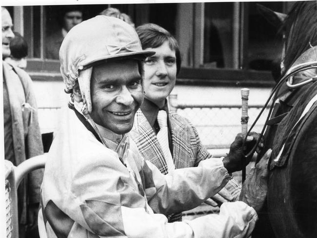 Legendary jockey Darby McCarthy.