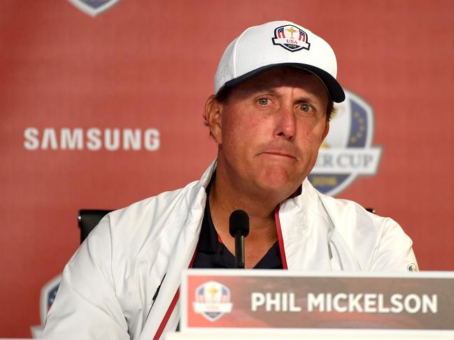 Phil Mickelson of the United States.