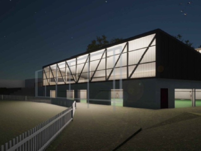 Artist impression of the Raby Indoor Cricket Centre.