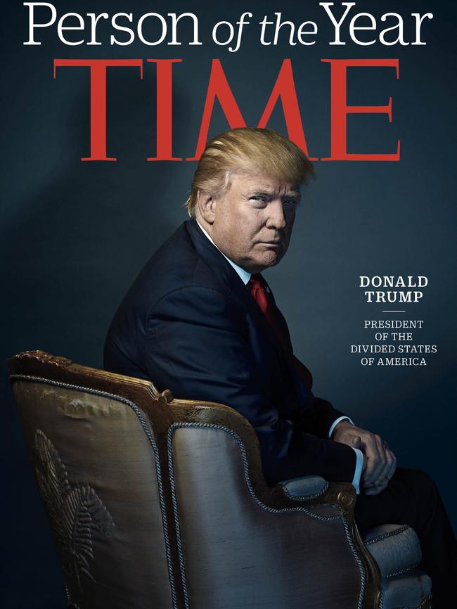 This TIME cover from December 2016 was however real. Picture: TIME