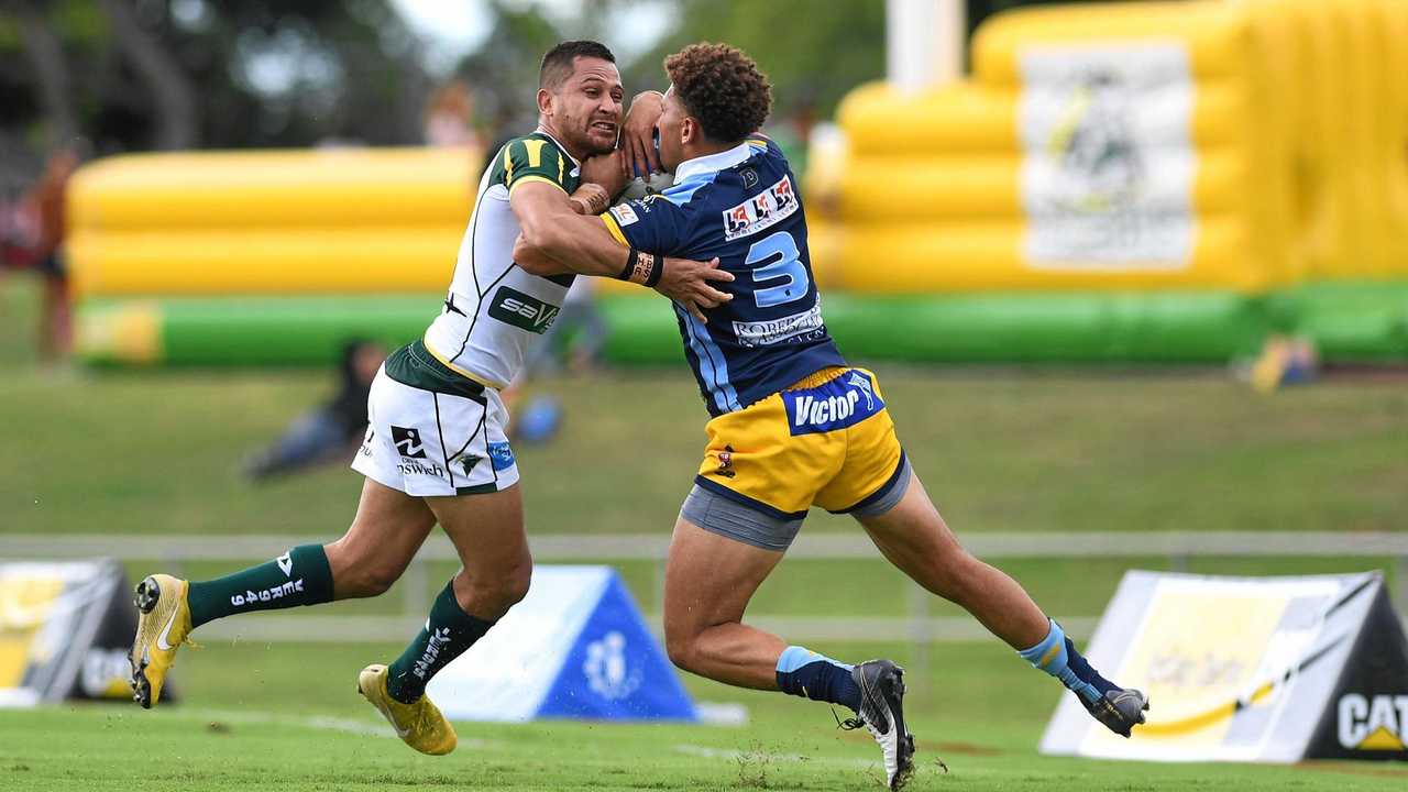 Ipswich Jets try-scoring machine Marmin Barba. Picture: Rob Williams