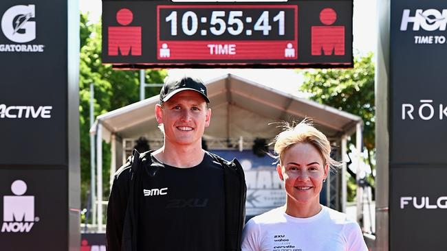 Two-time champion of Ironman Cairns Max Nuemann and reigning women’s champion Kylie Simpson have returned to the region to defend their titles.