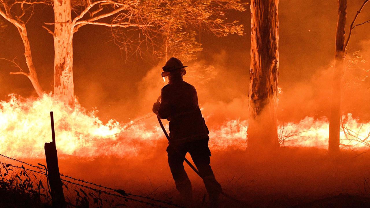 Sydney has suffered to from thick smoke billowing from fires across the region. Picture: Saeed Khan / AFP