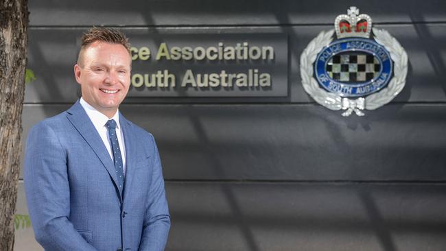 Wade Burns, newly elected deputy president of the Police Association. Picture: Brenton Edwards