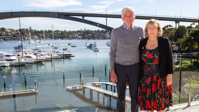 Frank and Emily Carnemolla have lived along the Drummoyne waterfront for more than 40 years. Picture: Jordan Shields