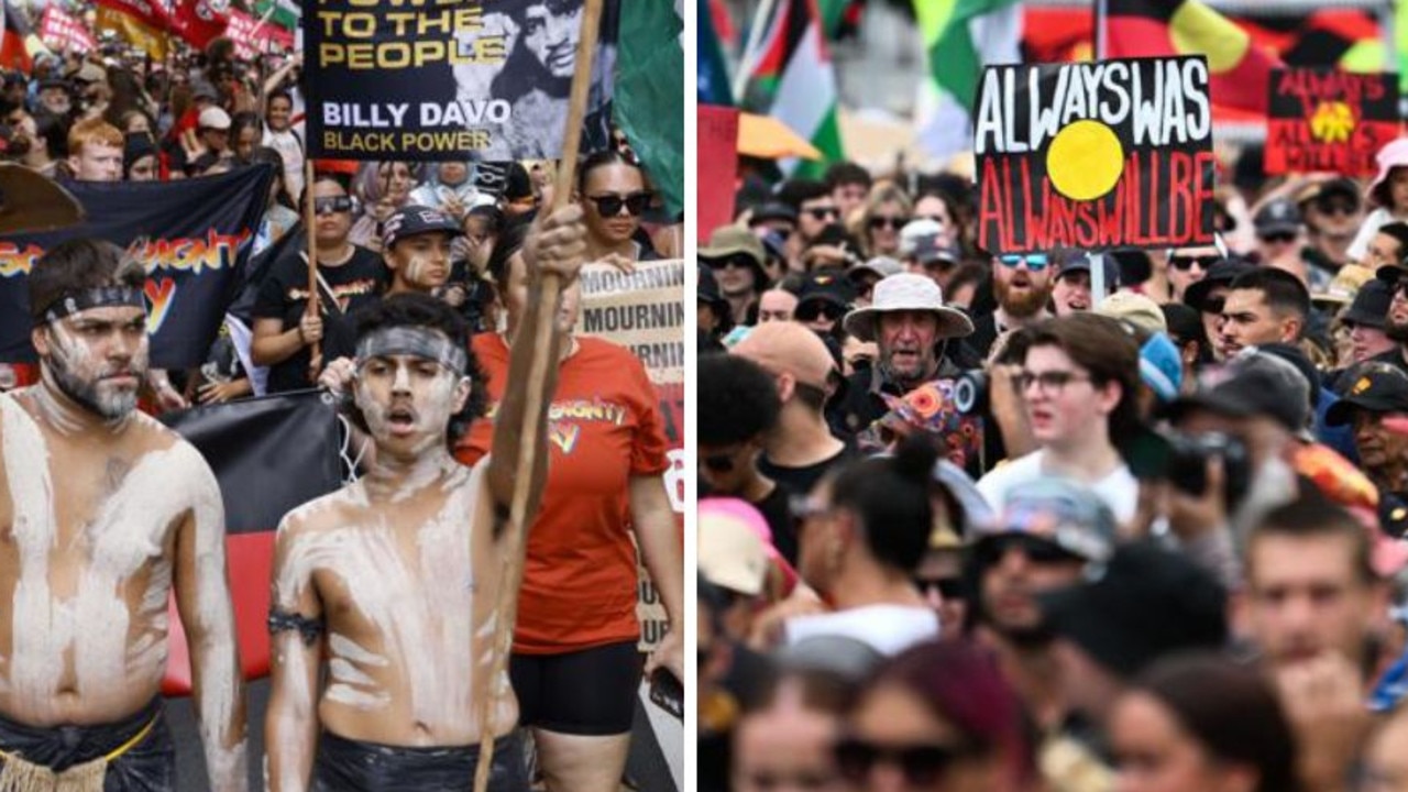 ‘Neo-Nazis’ crash Australia Day protest