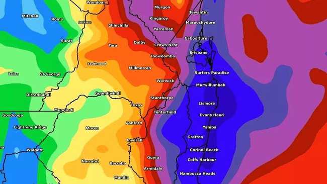 Up to 200mm of rain in 24 hours: ‘Things may get freaky’ | Daily Telegraph