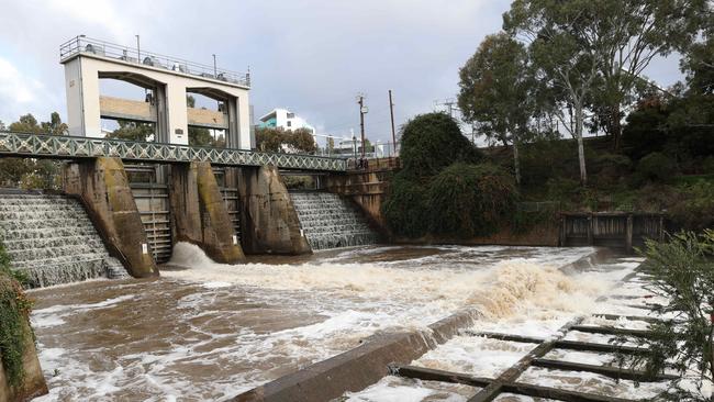 The Torrens Weir needs $40m of renewal works. Picture: Tom Huntley