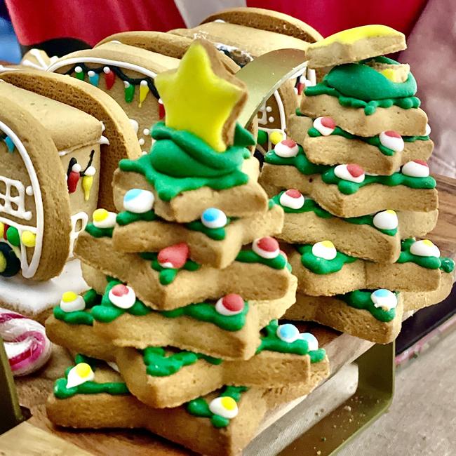 Delicious gingerbread comes in all shapes and sizes at the Martin Place Christmas Market.