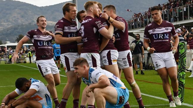 2021 NRL Round 06 - Manly-Warringah Sea Eagles v Gold Coast Titans, Glen Willow Oval, 2021-04-17. Digital image by Grant Trouville Ã¯Â¿Â½ NRL Photos