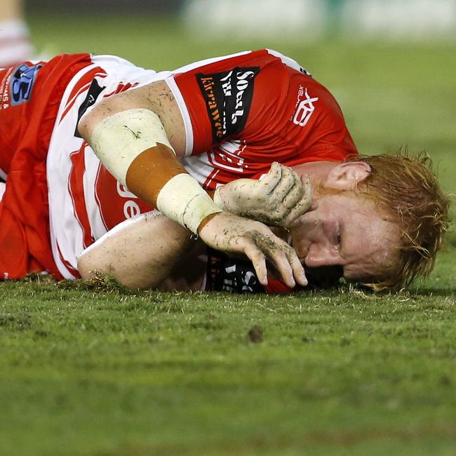 James Graham suffered many concussions in his career. Picture: AAP Image/Darren Pateman