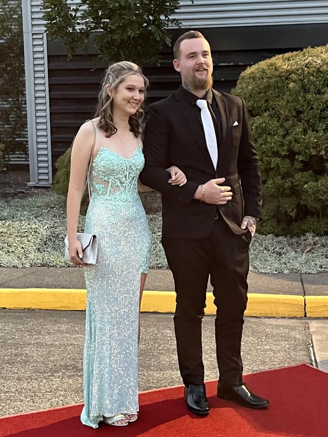 The students of St Mary's College celebrate their formal at the Brolga Theatre on Friday.