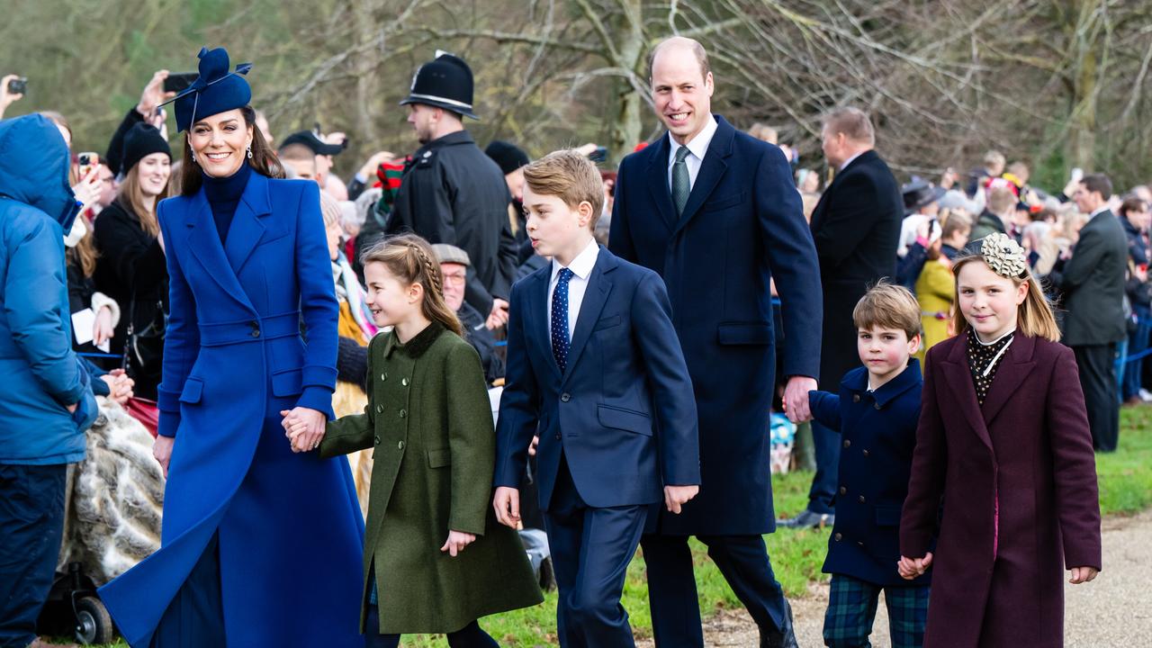 The Prince and Princess of Wales with their children Prince George, Princess Charlotte and Prince Louis. Picture: Samir Hussein/WireImage