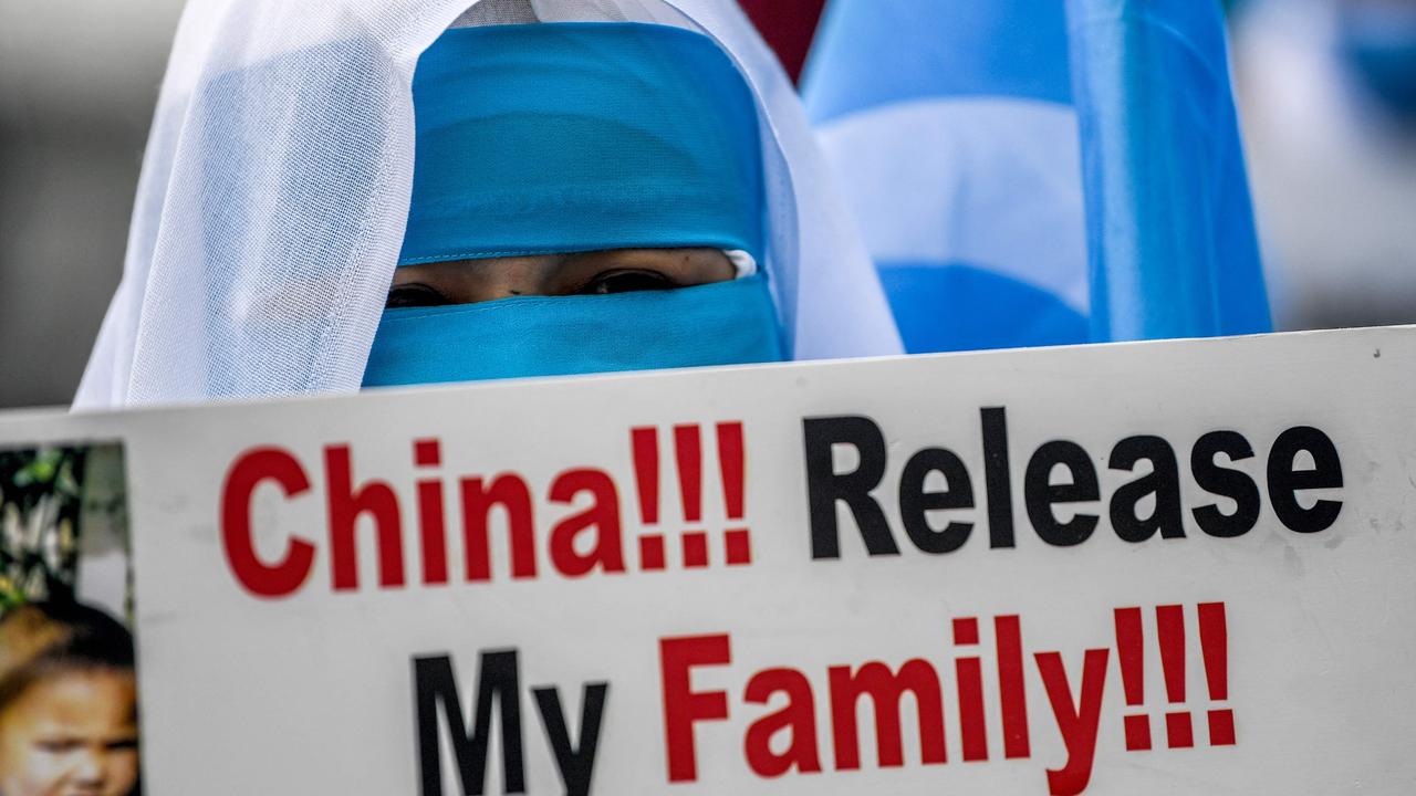 China has been detaining Uighurs in ‘re-education camps’. Picture: Ozan Kose/AFP