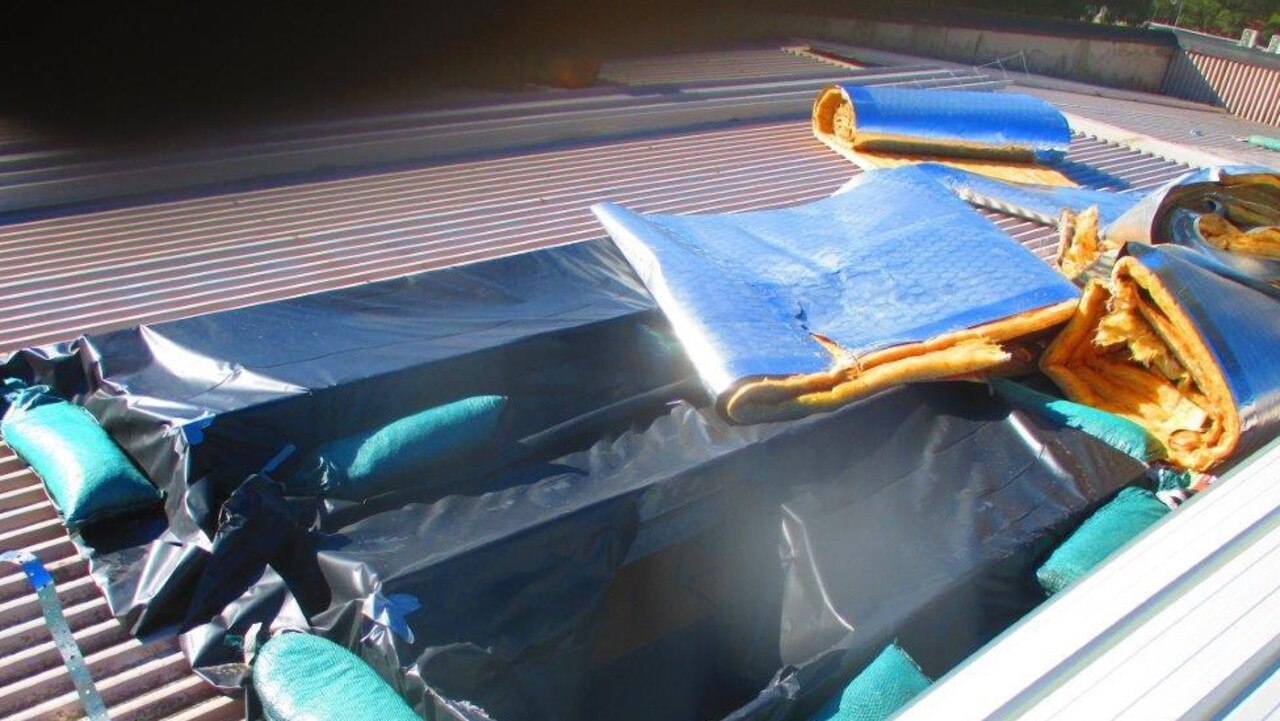 A 22-year-old worker fell more than eight metres through a hole in the roof of St Joseph’s College in Hunters Hill in 2019. Photo: SafeWork NSW