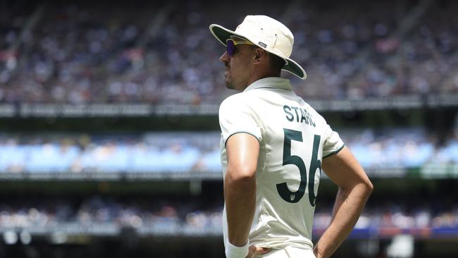 Starc remains under an injury cloud. (Photo by Martin KEEP / AFP)