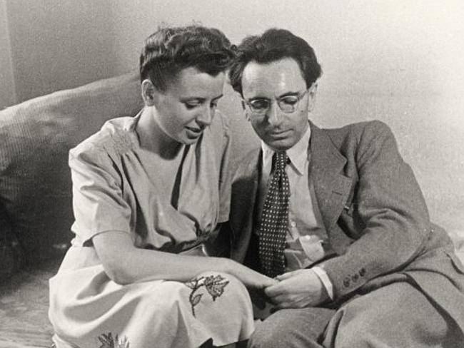 Viktor Frankl and his second wife Eleonore in 1948 (Photo by Imagno/Getty Images) 