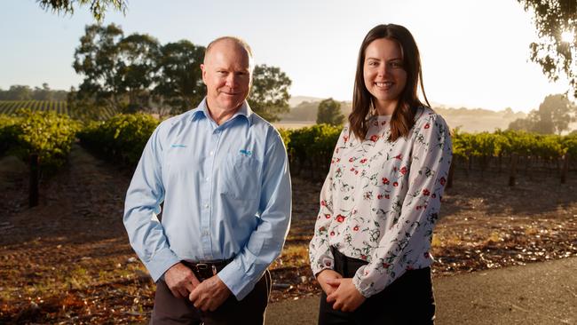 ANZ South Australia agribusiness manager Steve Radeski learned to be an agribusiness banker through trial and error. ANZ’s new program aims to give graduates, including Felicity (pictured) an in-depth understanding of how farm businesses run. Pictures: Matthew Turner