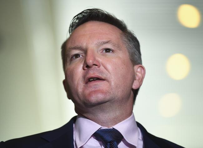 Labor’s Treasury spokesman Chris Bowen is opposed to longer-term changes to the tax brackets.