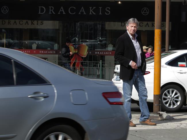 Mr Scruby wants to see changes for pedestrians. Picture: Virginia Young