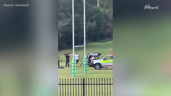 WATCH: Child freed after car crashes onto state school oval