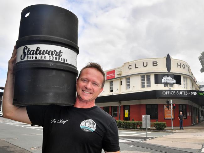 Adam Tomlinson is gearing up to open a micro brewery, Stalwart Ale House and Brewing in Nambour. Photo: John McCutcheon / Sunshine Coast Daily