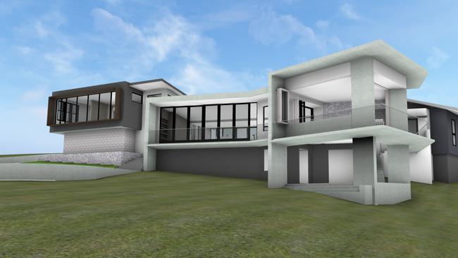 A luxurious mansion to be built at 9 Eros Street, Barlows Hill. Design: Beat Architects.