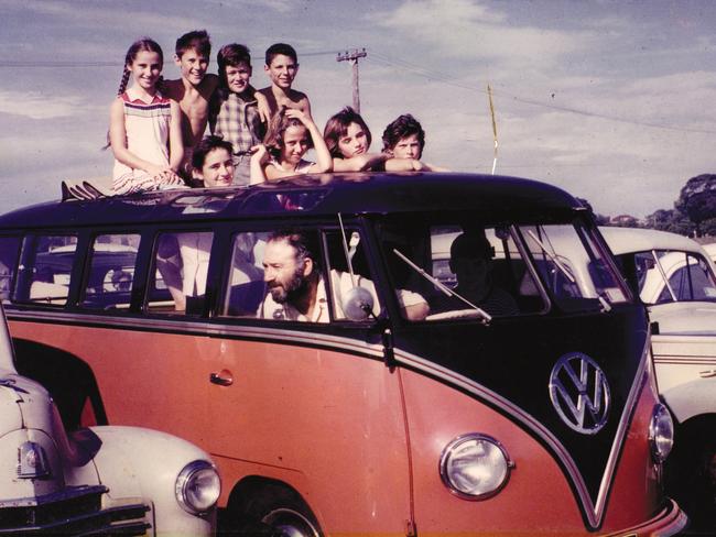 The Lea family and friends in the late 1950s or early 1960s.