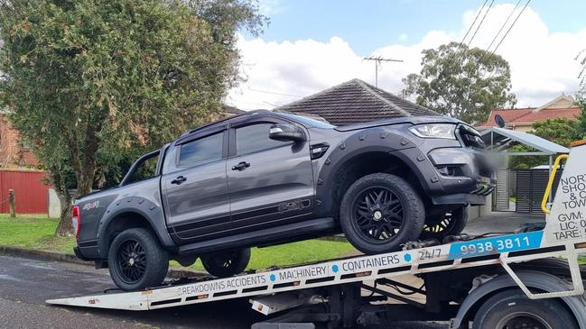 Police seized a motorbike and a truck as part of their raids.