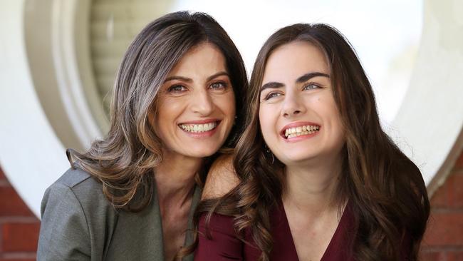 Voice contestant Lara Nakhle and her mum Antoinette. Picture: Richard Dobson