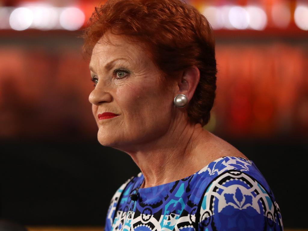 Pauline Hanson is likely to retain her seat but it is still uncertain. Picture: Nigel Hallet