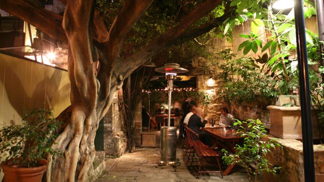 The historic Greenway Lane that runs through the courtyard of Phillips Foote restaurant in The Rocks. Picture: Supplied