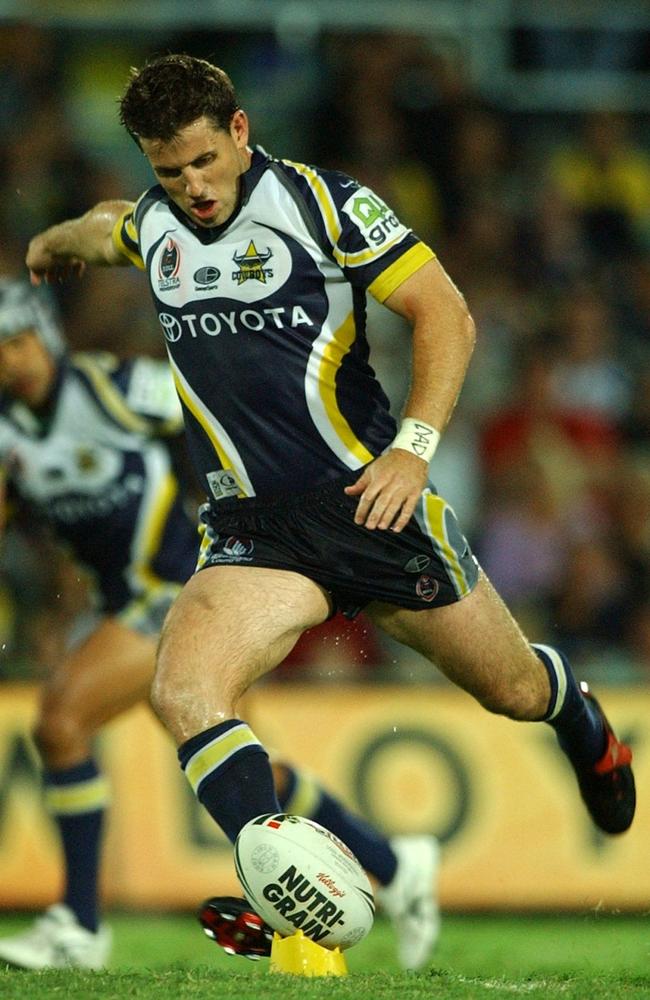 Josh Hannay when North Queensland Cowboys played Sydney Rosters at Dairy Farmers Stadium. Picture: Evan Morgan