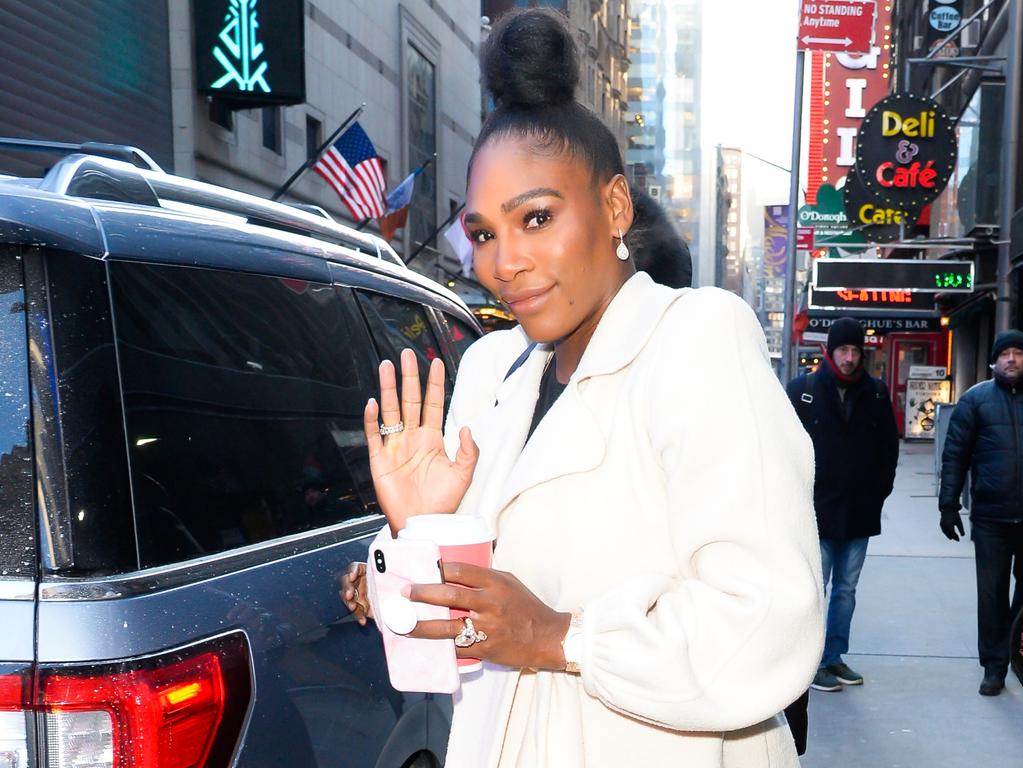 Serena Williams is reportedly co-hosting Meghan, Duchess of Sussex’s baby shower and footing the extravagant room bill. Picture: Raymond Hall/GC Images