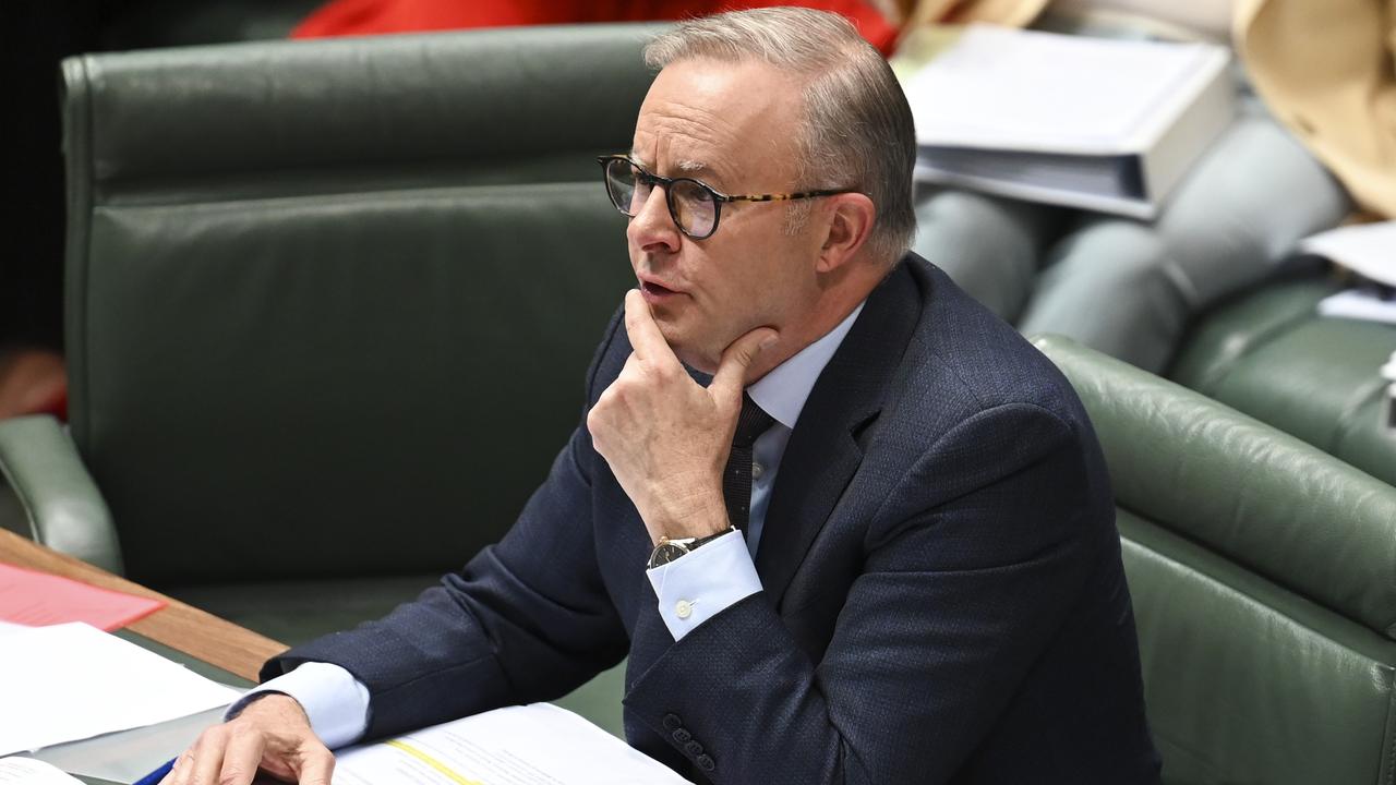 Both Mr Albanese and Mr Dutton condemned the incident in Docklands on Wednesday night. Picture: NCA NewsWire / Martin Ollman