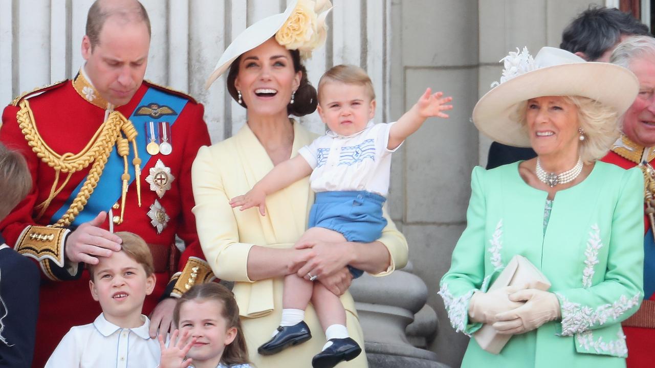 Little Prince Louis stole the show at Trooping the Colour. Picture: Chris Jackson/Getty Images