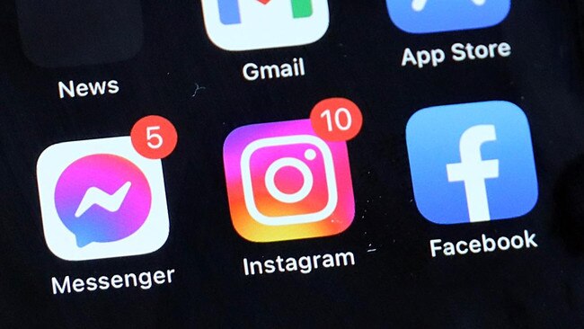 Pedophiles regularly use Facebook Messenger and Instagram chats to identify potential victims. Picture: NCA Newswire/Nicholas Eager