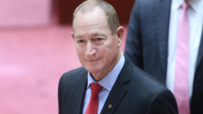 One Nation’s new Senator Fraser Anning defects an hour after being sworn in. Picture Gary Ramage