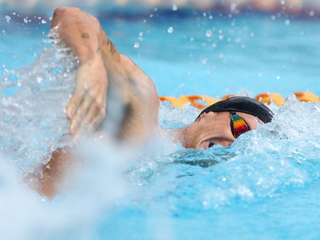 Magnussen believes the 100m freestyle is Cody Simpson’s best chance at qualifying for Paris. Picture: Chris Hyde/Getty Images