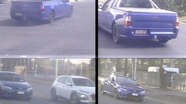 The Ford ute stolen at gunpoint. Pictures: SA Police