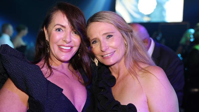 Brooke Hawkesford and Rachael Sheriff at the Gold Coast Business Excellence Awards 2024 Gala for Gold Coast at Large. Picture, Portia Large.